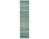 10 Feet Moroccan Blue Hand Woven Wool Runner Rug